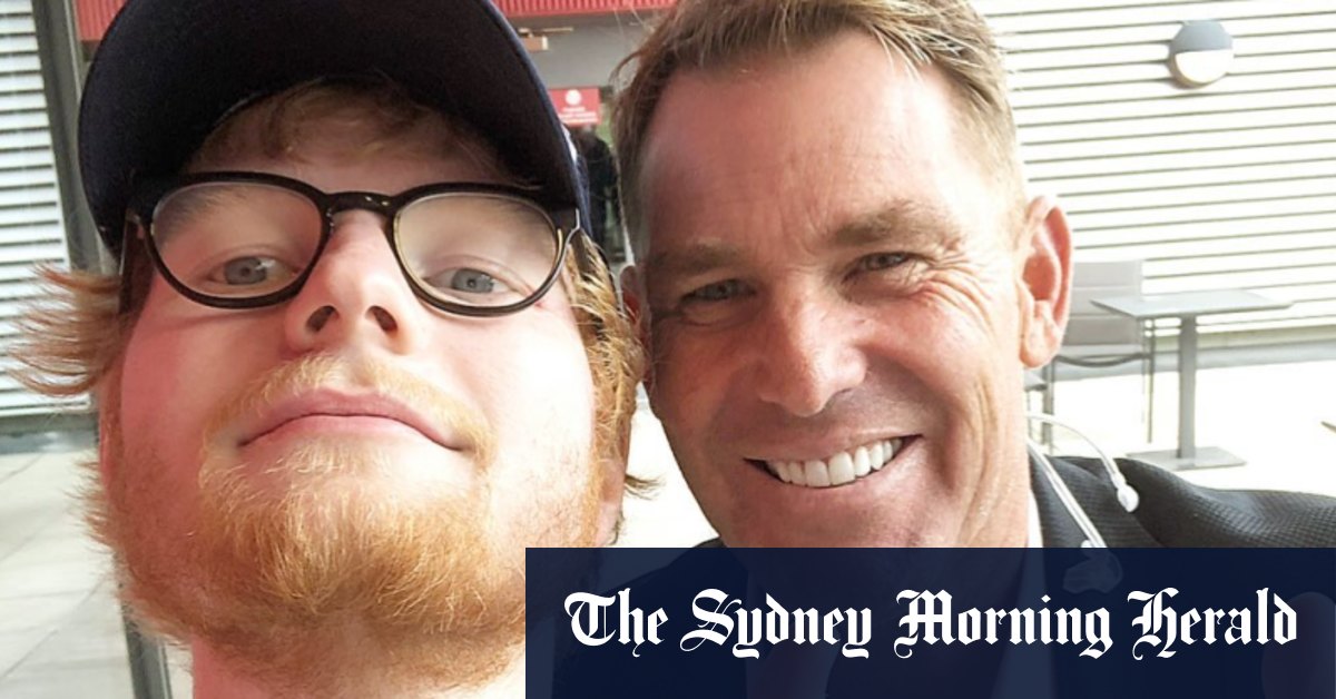 Shane Warne Dead Chris Martin Ed Sheeran Weighing Up Attending Funeral