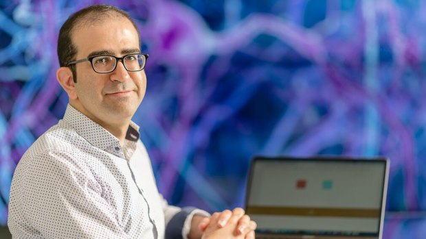 Dr Amir Dezfouli has developed technology to help psychiatrists diagnose and treat mental health disorders. 