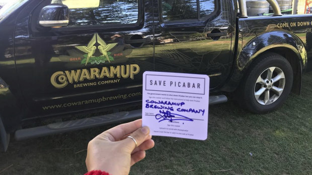 Cowaramup Brewing Company were one of several WA breweries to support PICA Bar.