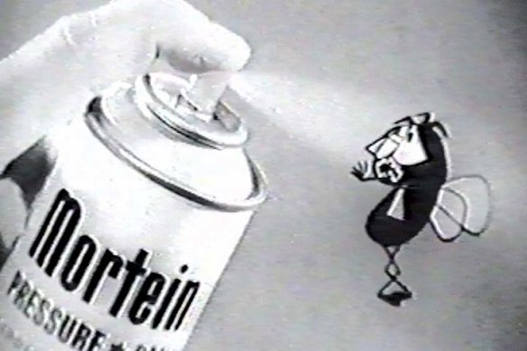The Louie The Fly Character from the Mortein fly spray advertising campaigns of the 1960s