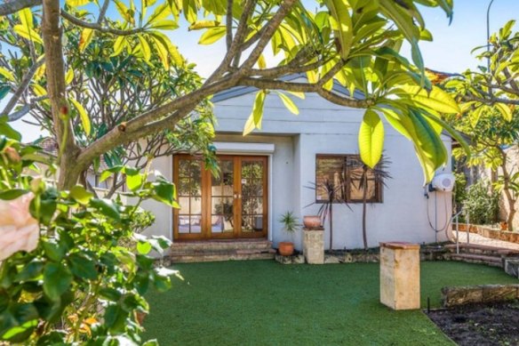 This house along Albion Street was the cheapest sale in Cottesloe last year.