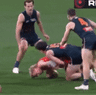 The Toby Greene clash with Isaac Heeney.
