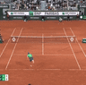 Homepage gif Winning point of 2025 French Open men’s final as Carlos Alcaraz came from two sets down to win his second consecutive title after outlasting Jannik Sinner.