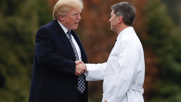 Dr Ronny Jackson delivered a glowing assessment of Donald Trump's health.