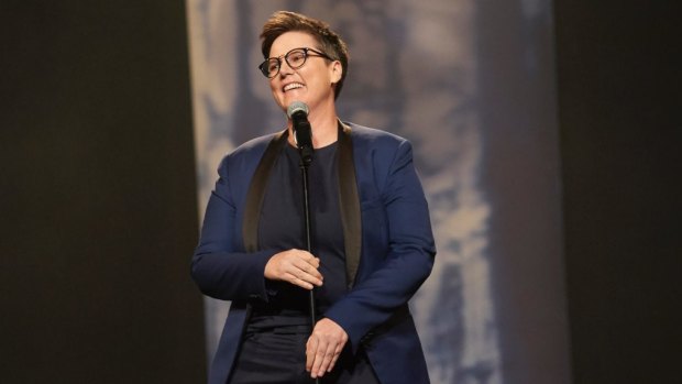 Hannah Gadsby performs Nanette live at the Sydney Opera House.