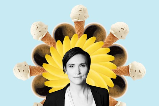 Kerneborne finihes the day with an almond ice-cream and a peppermint tea.