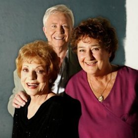 Elaine Lee, pictured left, with David Sale and Sheila Kennelly. 