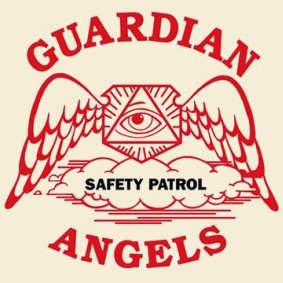 The Guardian Angels international logo. 