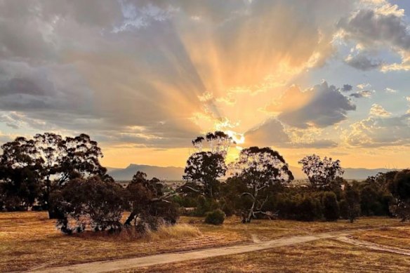 The driveway to the property is 900 metres long. It was designed to enjoy the tranquil surroundings.