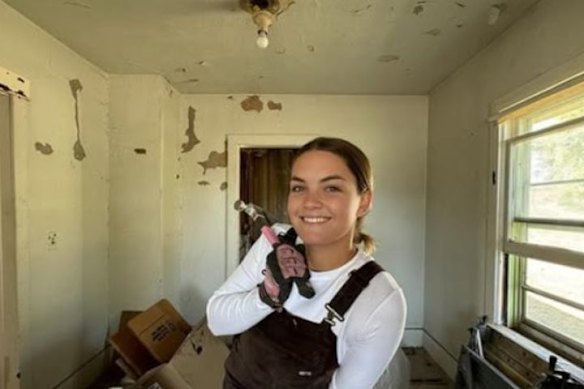 Tia Weston bought an abandoned house.