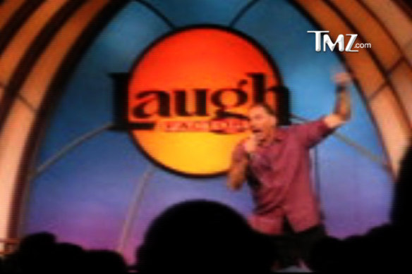 A still from the viral incident at the Laugh Factory in 2006. “It was a very bad night,” says Richards.