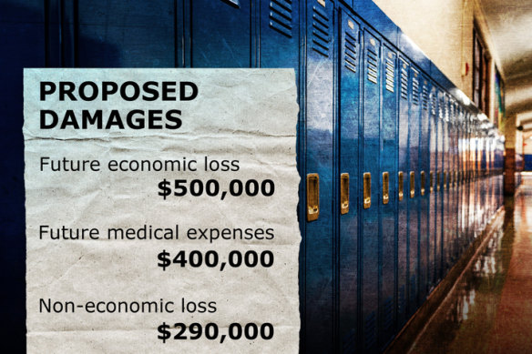 The former student will receive more than $1.2 million in damages.