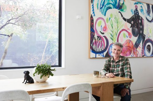 At home with Dave Hughes.
