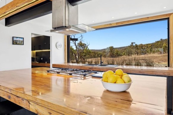 The view from the kitchen.