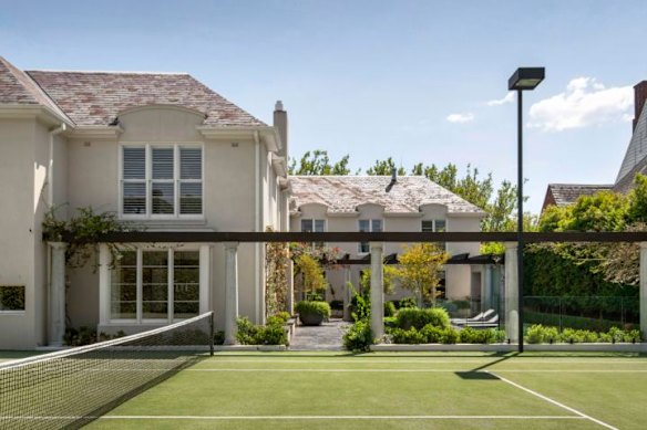 The contemporary home at 20 St Georges Road, Toorak. In 1980, the property was the first house in Melbourne to top $1 million at auction.
