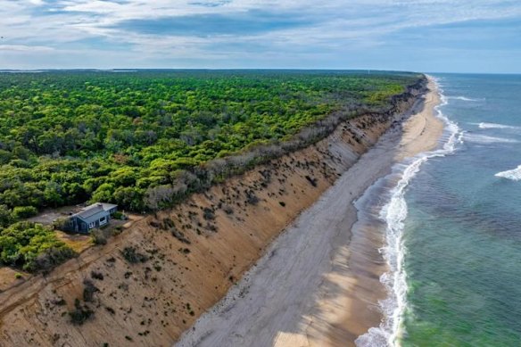 The beach house in Massachusetts.