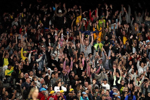 More than 80,000 people packed the MCG for the women's T20 world cup final; before long the AFL was playing in empty stadiums, and the NRL had cardboard cutouts among its empty seats.