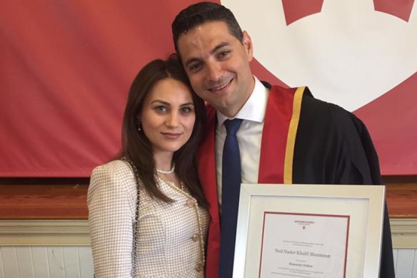 Holsworth candidate Tina Ayyad and her husband, Liverpool Mayor Ned Mannoun. 