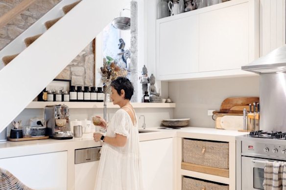 Renovations began with an attic conversion, as well as opening the home to natural light.