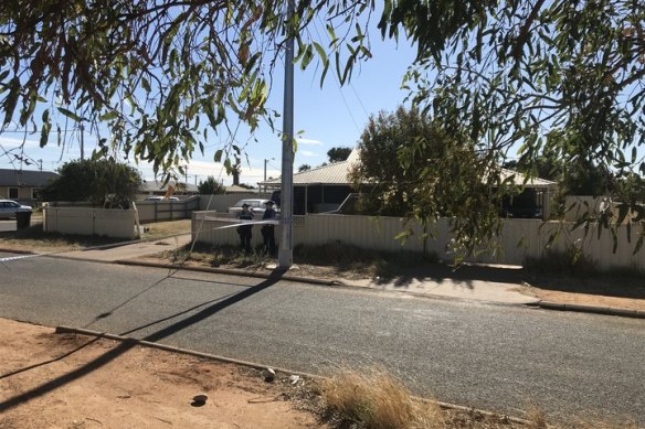 The house where Cleo Smith was found.