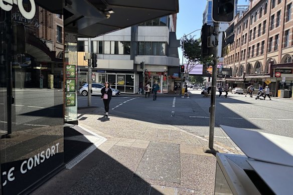 The man was allegedly stabbed on the corner of Wickham Street and Brunswick Street early on Friday. 