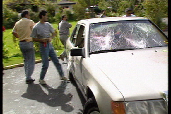 The attack on the Iranian embassy in Canberra on April 6, 1992 filmed by an SBS news crew.