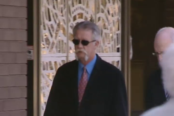 Gary Fagg outside court in 2005. 