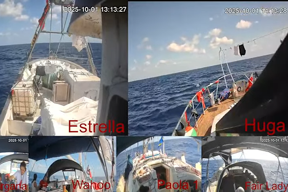 Australians are among dozens of civilian ship.