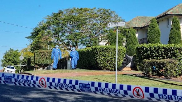 The scene at the home of former Wallaby Toutai Kefu after the break-in.