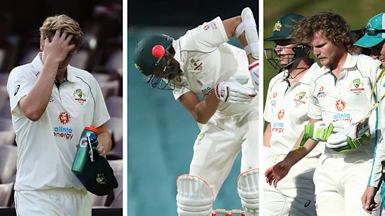 Cameron Green, Harry Conway and Will Pucovski have suffered concussions in the past week.