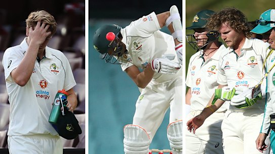 Cameron Green, Harry Conway and Will Pucovski have suffered concussions in the past week.