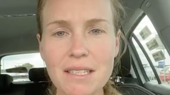 Monica Smit in an image posted on the Reignite Democracy Australia Facebook page.