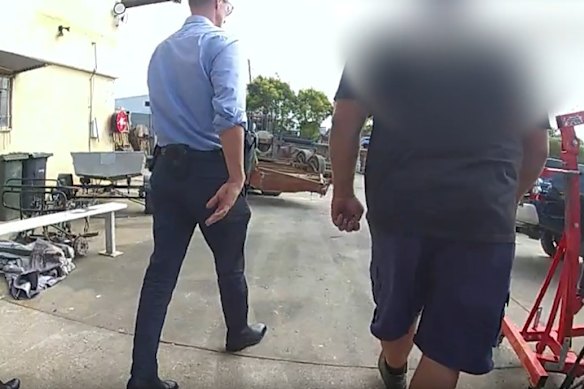 The 42-year-old Narangba man was arrested at a scrap metal dealer.