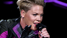 Alecia Beth Moore, known professionally as Pink (stylized as P!nk) performed a sold out show in Toronto. 