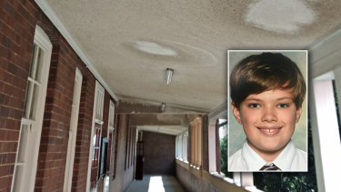 Sebastian is changing schools because of mould at Fort Street selective school in Petersham.