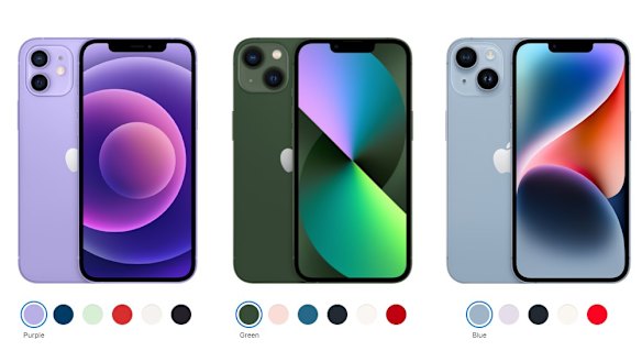 The iPhone 12, 13 and 14.