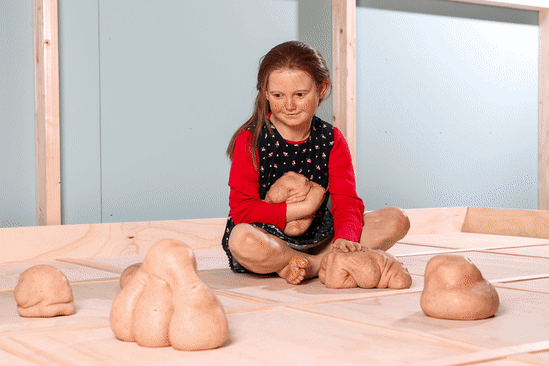  Patricia Piccinini is revisiting her early works in a new exhibition. 