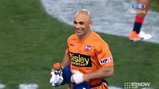 Former Roosters’ trainer Travis Touma.