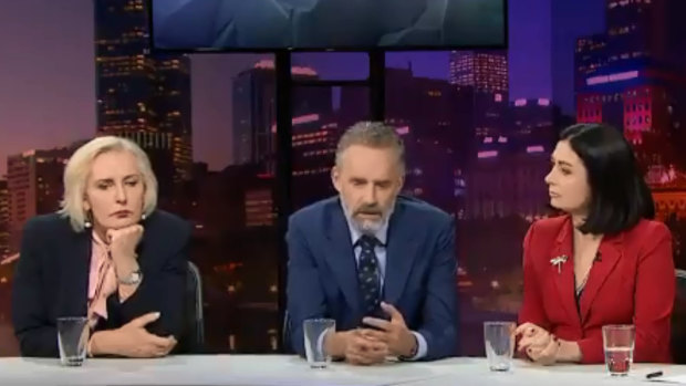 Cate McGregor, Peterson and Terri Butler on Q&A.