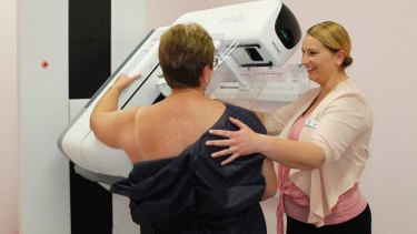 Breast cancer diagnostics - including 3D mammography - hav improved over the years picking up smaller growths earlier. 