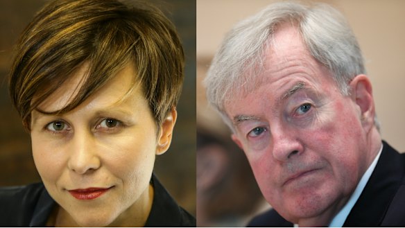 Loggerheads: Labor senator Jenny McAllister and Public Service Commissioner John Lloyd.