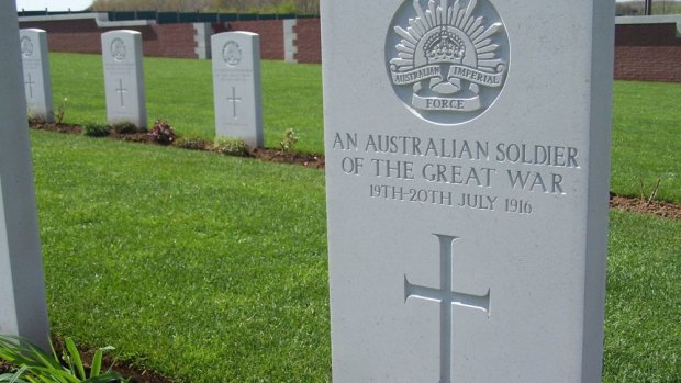 Fromelles Pheasant Wood Military Cemetery. 