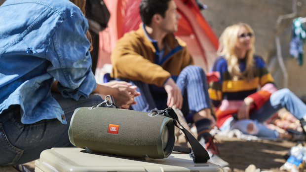 JBL muddy but marketable waterproof speaker