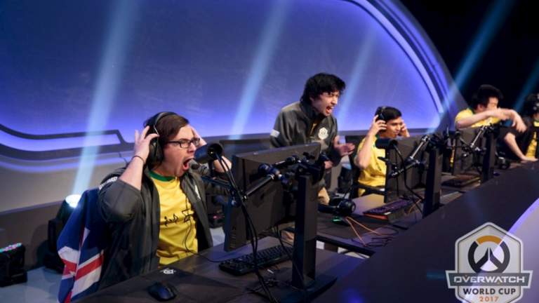 Rqt at the 2017 Overwatch World Cup.