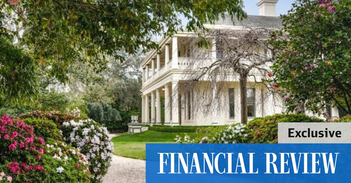 Luxury property: former Lendlease chairman David Crawford's historic Melbourne home sells for $13 million in Camberwell record - Vimarsana News