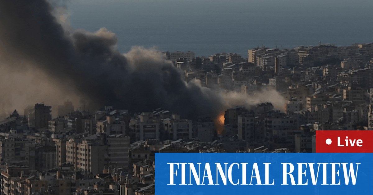 Defence minister says attack hit base where Australian troops are stationed; Trump refuses to rule out boots on the ground: Israel hits Tehran. Follow live.