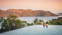 Lake Argyle's holiday park has one of the best pools in Australia.