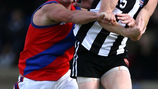 The red-and-blue Falcons have a long history in the WA Football League. Now the club has called in administrators. 