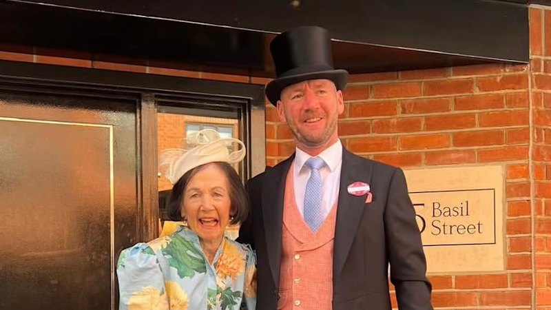 Australian trainer Ciaron Maher meets King Charles and Queen Camilla before Royal Ascot