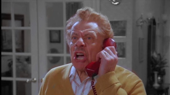 Jerry Stiller as Frank Costanza, who preferred Festivus - a festival of grievance - to Christmas.  